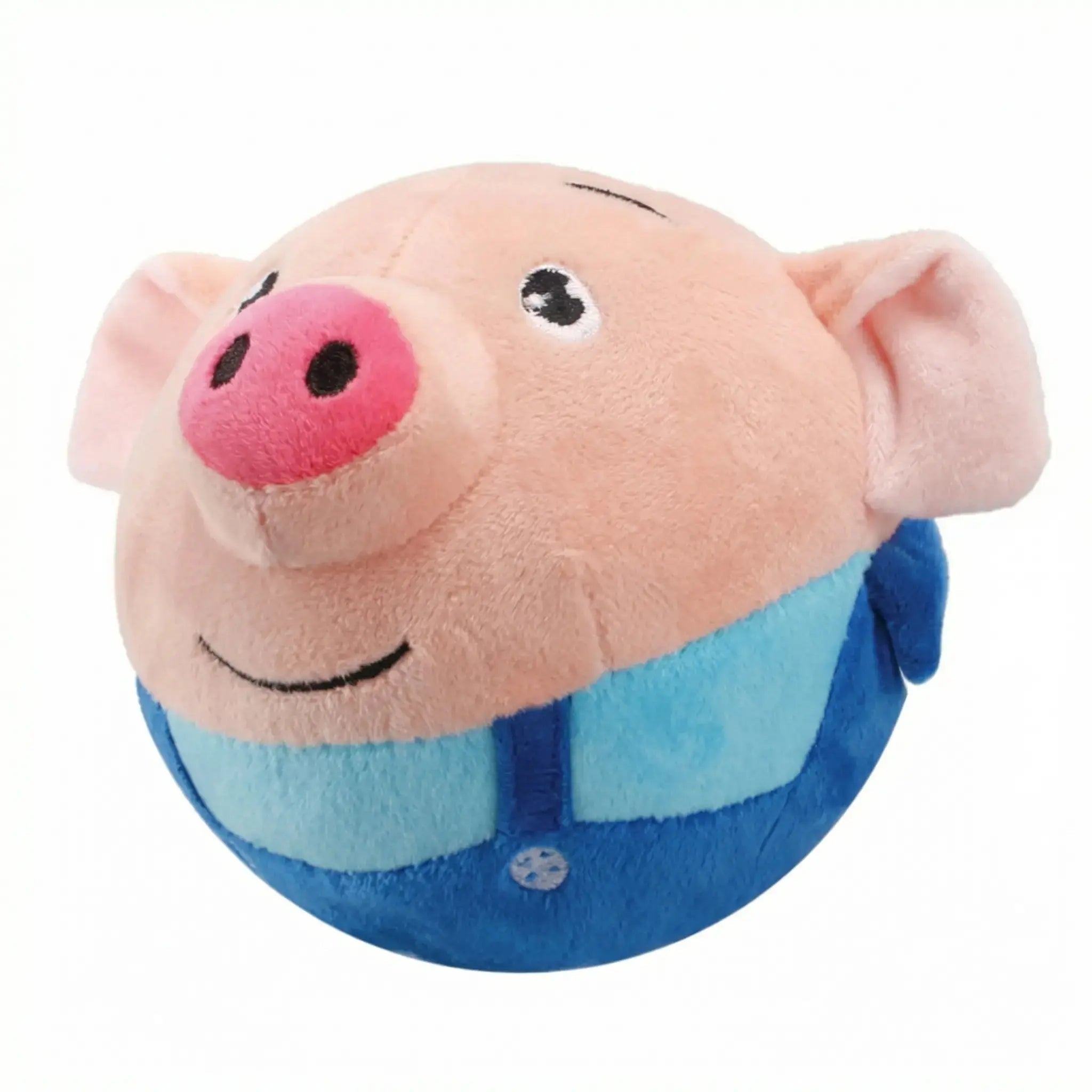 Squeaky Pig Dog Toy – Soft Plush Interactive Chew & Play Toy