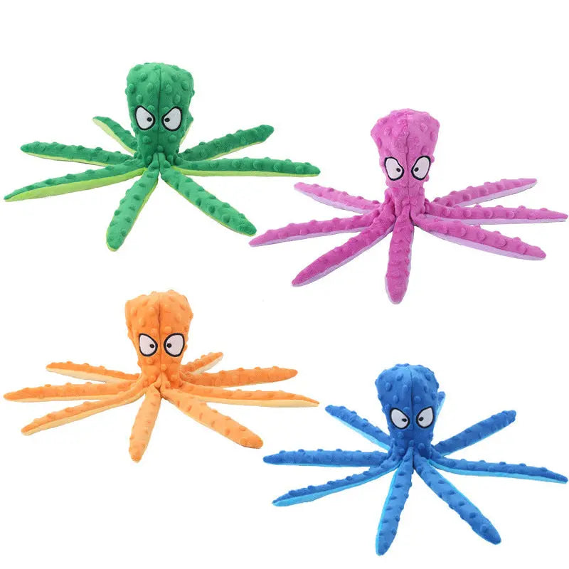 Squeaky Octopus Dog Toys