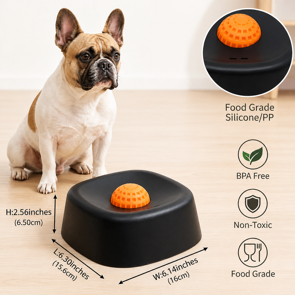 Slow Feeder Dog Bowl – No Spill & Non-Slip
