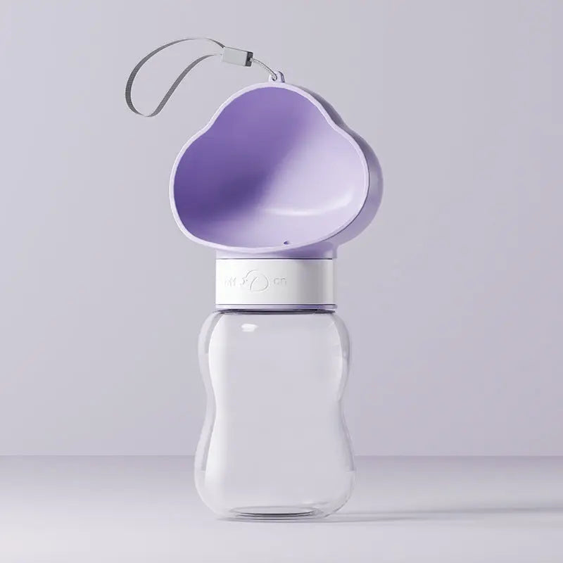 Travel Dog Bottle – Portable Water Feeder with Bowl