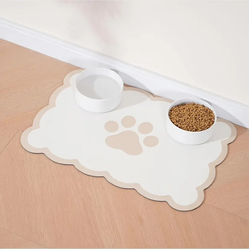 Dog & Cat Feeding Mat – Absorbent Bowl Mat for Mess-Free Meals