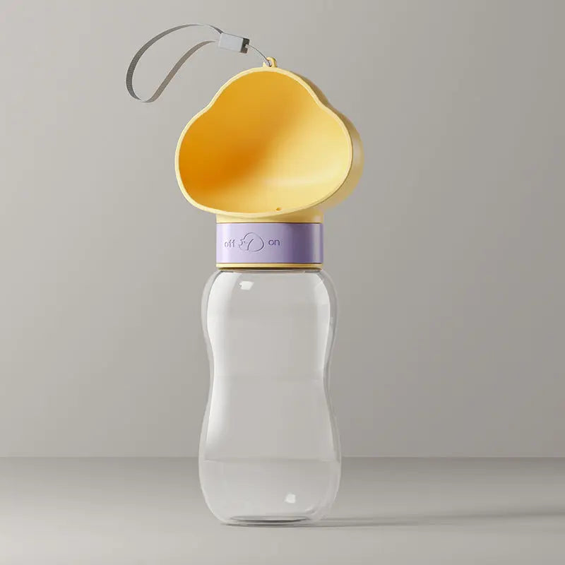 Travel Dog Bottle – Portable Water Feeder with Bowl