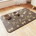 Dog & Cat Feeding Mat – Absorbent Bowl Mat for Mess-Free Meals