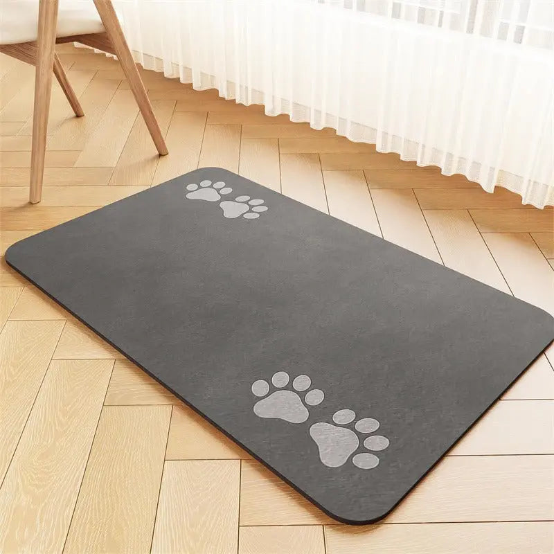 Dog & Cat Feeding Mat – Absorbent Bowl Mat for Mess-Free Meals