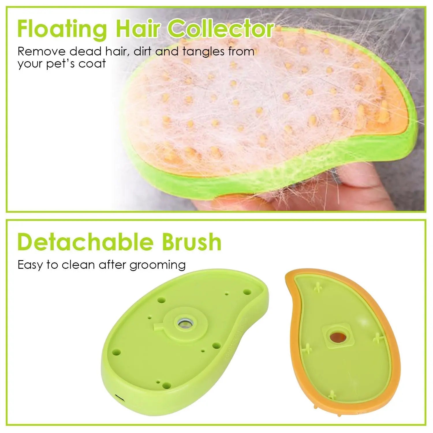 Pet Steam Brush – USB Rechargeable Grooming & Cleaning Tool