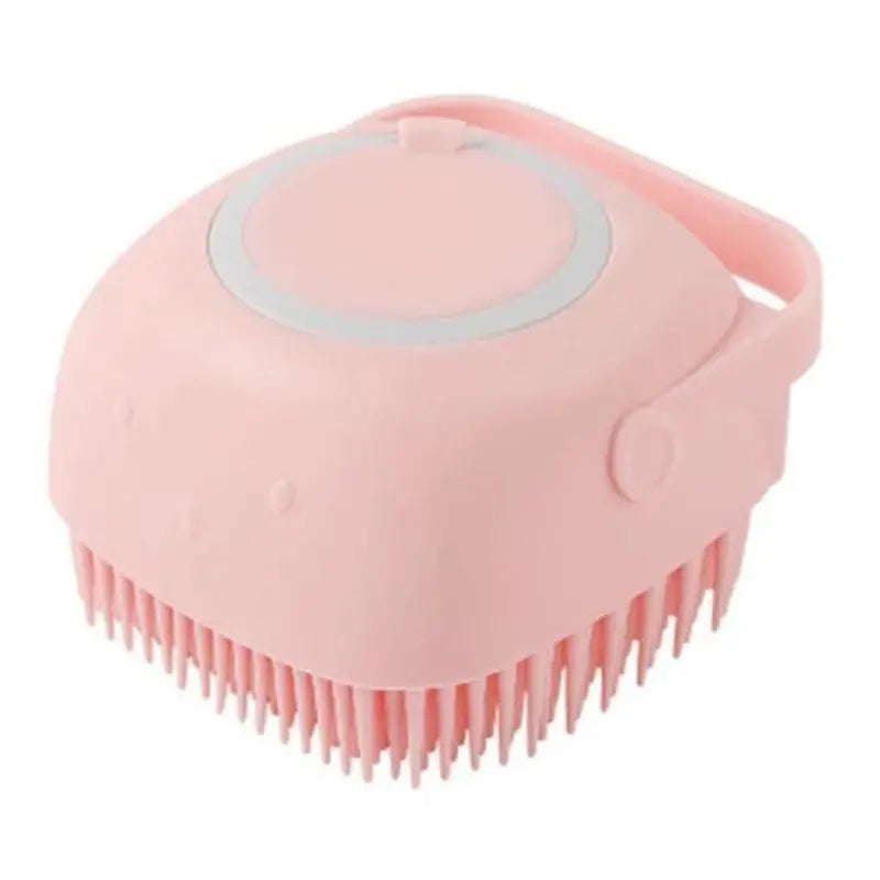Dog Bath Brush – Silicone Shampoo Brush for Grooming