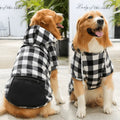Pet Sweatshirt – Plaid Hoodie with Pocket for Dogs & Cats
