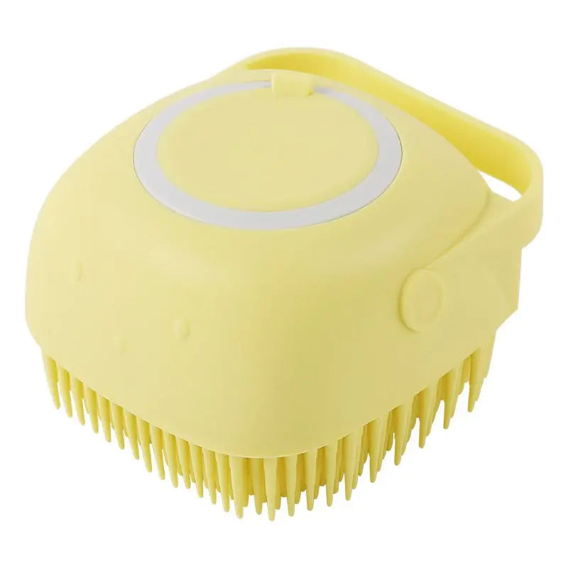 Dog Bath Brush – Silicone Shampoo Brush for Grooming