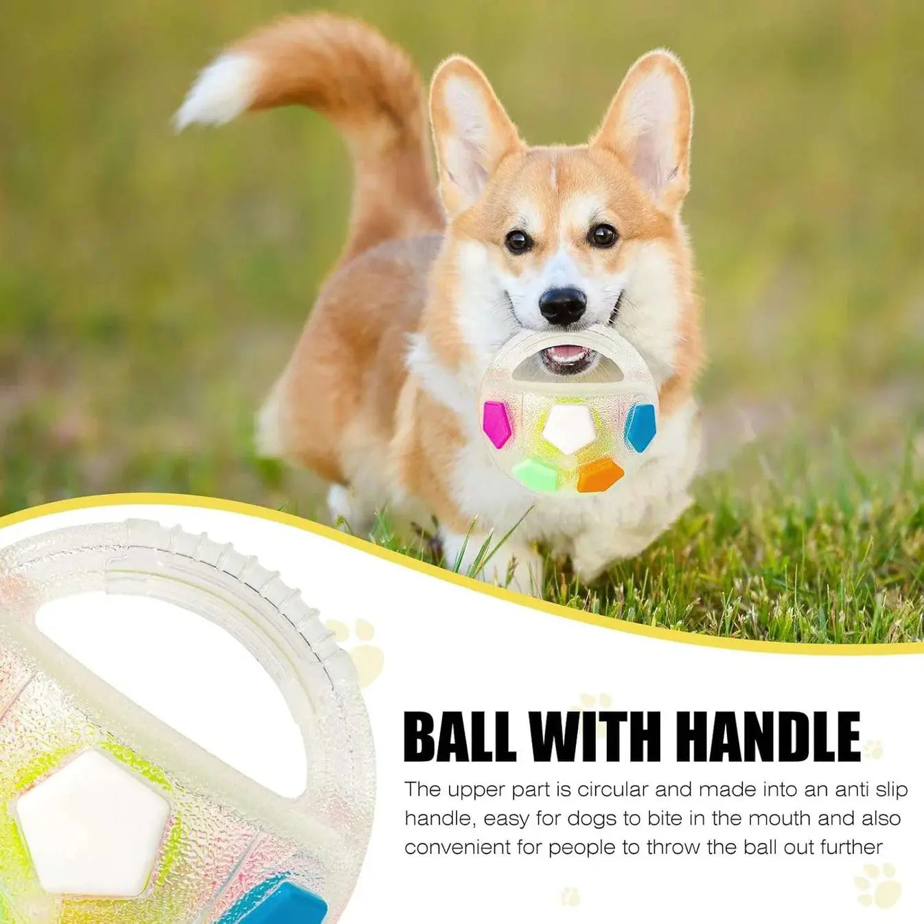 Durable Dog Toy Ball – Stress Relief Chew & Play Toy