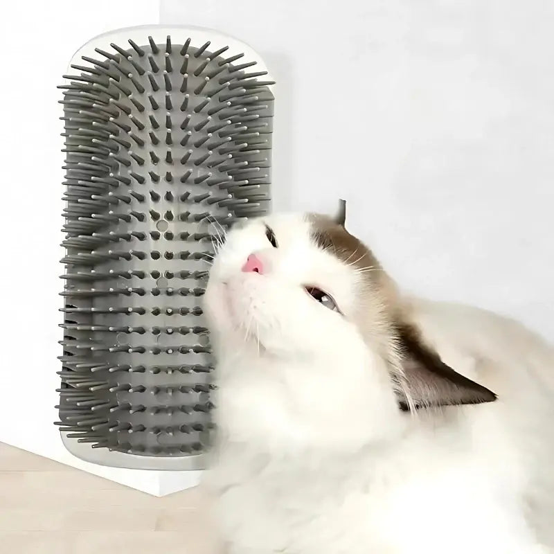 Self Grooming Pet Brush – Corner Massage Tool for Cats & Dogs