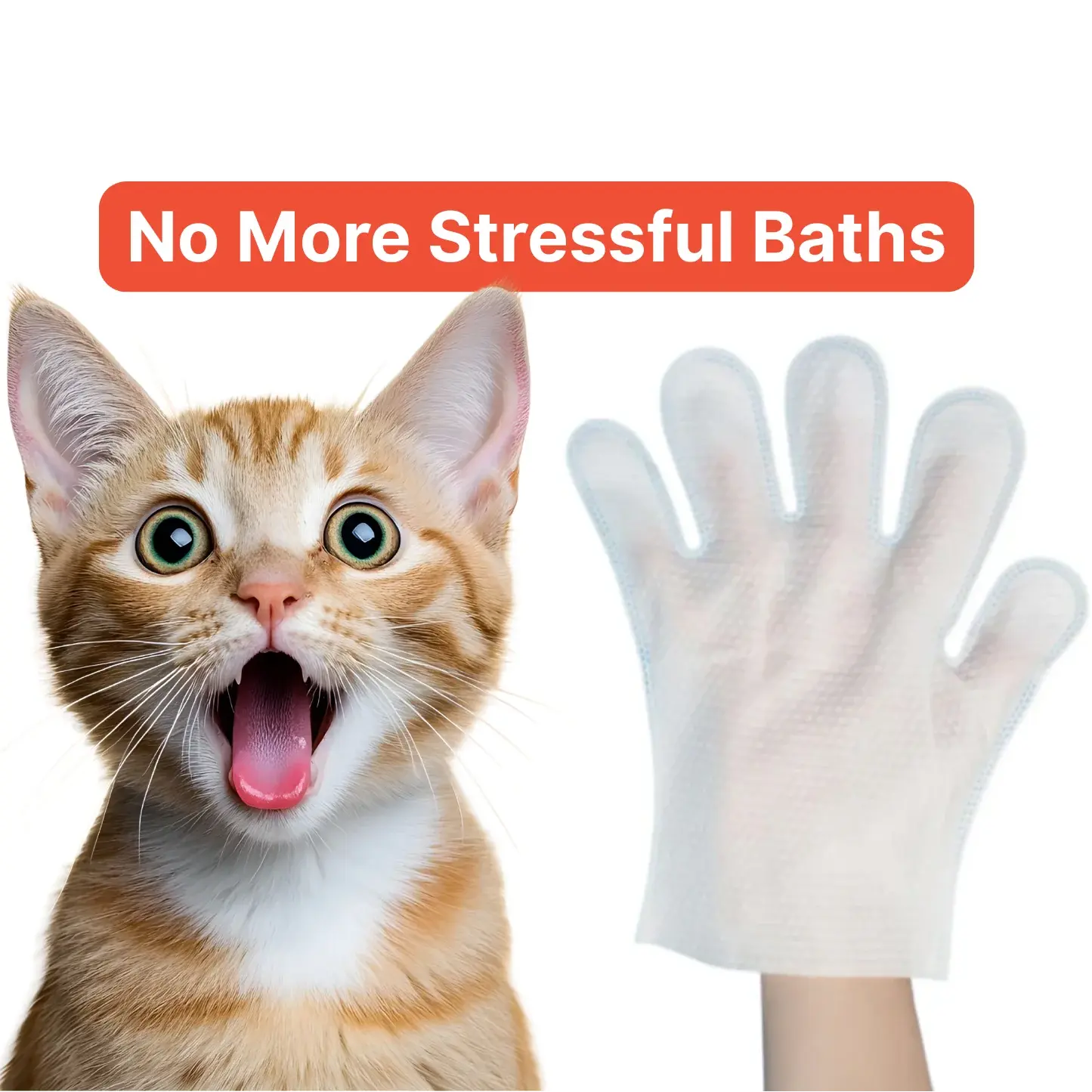 Deodorizing Pet Glove Wipes (18-Pack) Mud- Free Paws